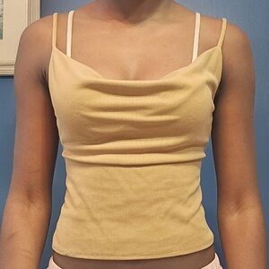 Forever 21 Cowl Neck Tank Top